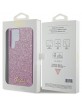 Guess Samsung S24 Ultra Hülle Case Cover Glitter Script Violett