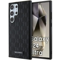 Karl Lagerfeld Samsung S24 Ultra Hülle Case Saffiano Mono Schwarz