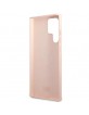 Karl Lagerfeld Samsung S24 Ultra Case Silicone Choupette Metal Pink