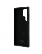 Karl Lagerfeld Samsung S24 Ultra Case Silicone Ikonik Metal Black