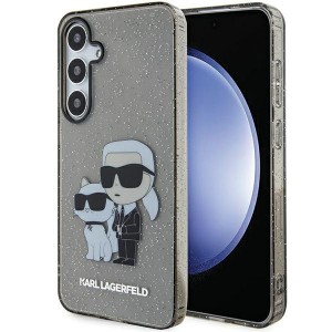 Karl Lagerfeld Samsung S24+ Plus Case Glitter Karl Choupette Black