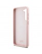 Karl Lagerfeld Samsung S24+ Plus Case Silicone Choupette Metal Pink