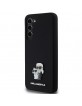 Karl Lagerfeld Samsung S24+ Plus Case Silicone K & C Metal Pin Black