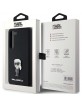Karl Lagerfeld Samsung S24+ Plus Case Silicone Ikonik Metal Black