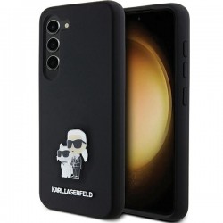 Karl Lagerfeld Samsung S24 Case Silicone K & C Metal Pin Black