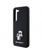 Karl Lagerfeld Samsung S24 Case Silicone K & C Metal Pin Black
