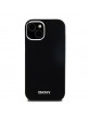 DKNY iPhone 14 / 15 / 13 Case Magsafe Silicone Metal Logo Black