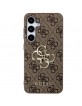 Guess Samsung A35 Case Cover 4G Big Metal Logo Brown