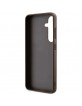 Guess Samsung A35 Case Cover 4G Big Metal Logo Brown