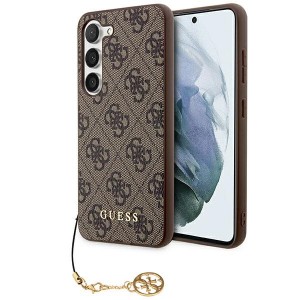 Guess Samsung A35 Case Cover 4G Charms Brown