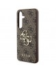 Guess Samsung A55 Hülle Case Cover 4G Big Metal Logo Braun