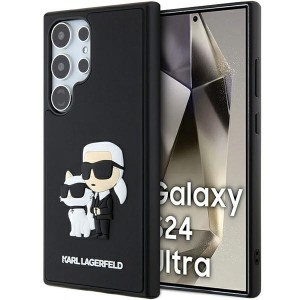 Karl Lagerfeld Samsung S24 Ultra Case Karl Choupette 3D Black