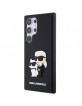 Karl Lagerfeld Samsung S24 Ultra Hülle Case Karl Choupette 3D Schwarz