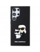 Karl Lagerfeld Samsung S24 Ultra Hülle Case Karl Choupette 3D Schwarz