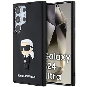 Karl Lagerfeld Samsung S24 Ultra Case Ikonik 3D Black