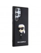 Karl Lagerfeld Samsung S24 Ultra Case Ikonik 3D Black