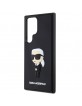 Karl Lagerfeld Samsung S24 Ultra Hülle Case Ikonik 3D Schwarz