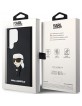 Karl Lagerfeld Samsung S24 Ultra Case Ikonik 3D Black