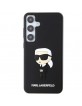 Karl Lagerfeld Samsung S24+ Plus Hülle Case Ikonik 3D Schwarz