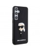 Karl Lagerfeld Samsung S24+ Plus Hülle Case Ikonik 3D Schwarz