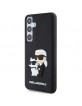 Karl Lagerfeld Samsung S24 Case Karl Choupette 3D Black