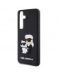 Karl Lagerfeld Samsung S24 Case Karl Choupette 3D Black