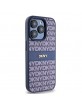 DKNY iPhone 15 Pro Case Mono Stripe Metal Logo Blue