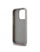 DKNY iPhone 15 Pro Case Mono Stripe Metal Logo Beige