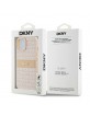 DKNY iPhone 15 Plus / 14 Plus Case Mono Stripe Metal Logo Pink