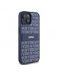 DKNY iPhone 15 / 14 / 13 Case Mono Stripe Metal Logo Blue