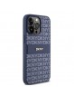 DKNY iPhone 15 Pro Max Hülle Case Mono Stripe Metal Logo Blau