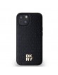 DKNY iPhone 14 / 15 / 13 Case Magsafe Pattern Metal Logo Black