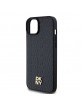 DKNY iPhone 15 / 14 / 13 Case Magsafe Pattern Metal Logo Black