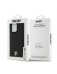 DKNY iPhone 15 Pro Max Case Magsafe Pattern Metal Logo Black