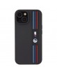 BMW iPhone 15 / 14 / 13 Case Tricolor M Collection Black