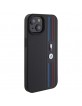 BMW iPhone 15 / 14 / 13 Case Tricolor M Collection Black