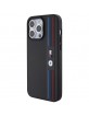 BMW iPhone 15 Pro Max Case Tricolor M Collection Black