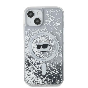 Karl Lagerfeld iPhone 11 Case Magsafe Glitter Choupette Silver