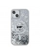 Karl Lagerfeld iPhone 13 Hülle Case Magsafe Glitter Choupette Silber