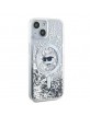 Karl Lagerfeld iPhone 13 Hülle Case Magsafe Glitter Choupette Silber