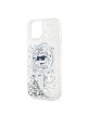 Karl Lagerfeld iPhone 13 Hülle Case Magsafe Glitter Choupette Silber