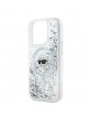 Karl Lagerfeld iPhone 15 Pro Case Magsafe Liquid Karl Transparent