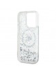 Karl Lagerfeld iPhone 15 Pro Hülle Case Magsafe Liquid Karl Transparent