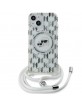 Karl Lagerfeld iPhone 15 / 14 / 13 Case Magsafe Cord Strap Transparent