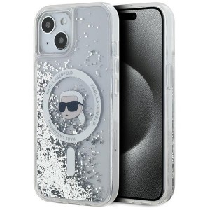 Karl Lagerfeld iPhone 15 / 14 / 13 Case Magsafe Liquid Karl Transparent