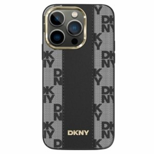 DKNY iPhone 13 Pro Max Hülle Case MagSafe Mono Pattern Schwarz