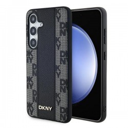 DKNY Samsung S24+ Plus Case MagSafe Mono Pattern Black