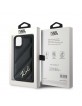 Karl Lagerfeld iPhone 11 Case Quilted Script Black