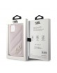 Karl Lagerfeld iPhone 11 Case Quilted Script Pink