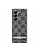 DKNY Samsung Fold6 / Fold 6 Case Chequered Pattern Stripes Black